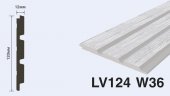 Панель декоративная HIWOOD  LV124 W36  120х12х2700мм