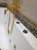 Акриловый плинтус для ванны СП07  12х12мм, дл.1.83м
