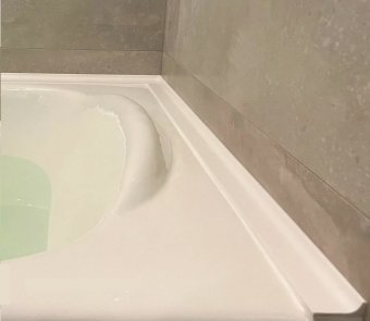 Акриловый плинтус для ванны СП16  12х36мм, дл.1.83м